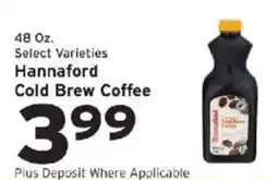 Hannaford Hannaford cold brew coffee offer