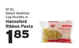 Hannaford Hannaford ribbon pasta offer