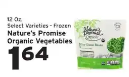 Hannaford Nature's Promise organic vegetables offer
