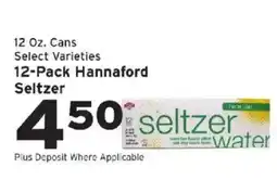 Hannaford Hannaford seltzer offer