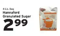 Hannaford Hannaford granulated sugar offer