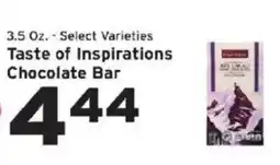 Hannaford Taste of Inspirations Chocolate Bar offer