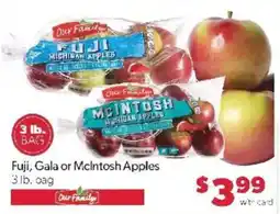 Family Fare Our Family Fuji, Gala or McIntosh Apples offer