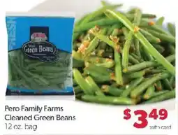 Family Fare Pero Family Farms Cleaned Green Beans offer