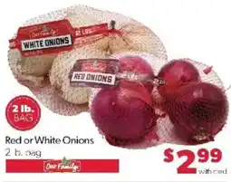 Family Fare Our Family red or white onions offer