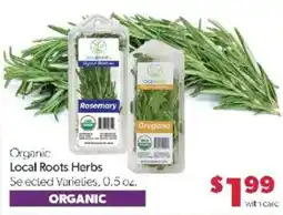 Family Fare Local Roots Herbs offer