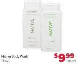 Family Fare Native Body Wash offer
