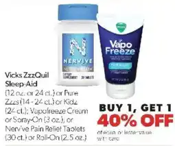 Family Fare Vicks ZzzQuil Sleep-Aid offer