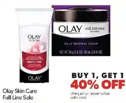Family Fare Olay Skin Care Full-Line Sale offer