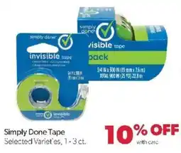 Family Fare Simply Done Tape offer