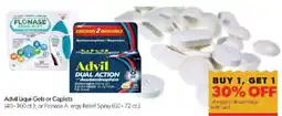 Family Fare Advil Liqui-Gels or Caplets or Flonase Allergy Relief Spray offer