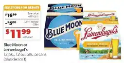 Family Fare Blue Moon or Leinenkugel's offer