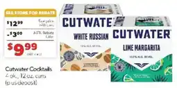 Family Fare Cutwater Cocktails offer