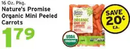Hannaford Nature's Promise Organic Mini Peeled Carrots offer