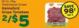 Hannaford Hannaford grape tomatoes offer