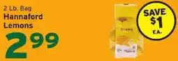 Hannaford Hannaford lemons offer