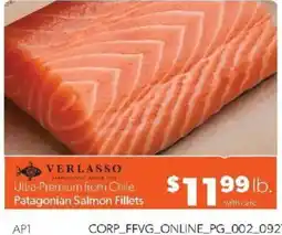 Family Fare Verlasso Ultra-Premium from Chile Patagonian Salmon Fillets offer