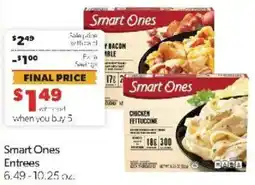 Family Fare Smart Ones Entrees offer