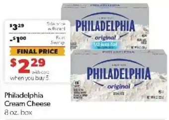 Philadelphia cream cheese