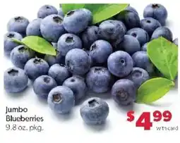 Family Fare Jumbo Blueberries offer
