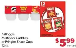 Family Fare Kellogg's Multipack Caddies or Pringles Snack Cups offer