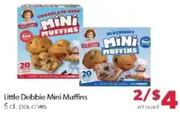 Family Fare Little Debbie mini muffins offer