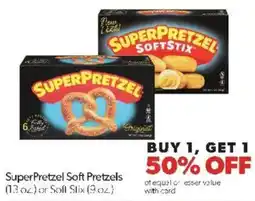 Family Fare SuperPretzel Soft Pretzels offer