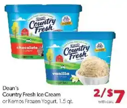 Family Fare Dean's Country Fresh Ice Cream offer
