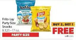 Family Fare Frito-Lay Party Size Snacks offer