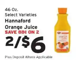 Hannaford Hannaford orange juice offer
