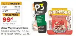 Family Fare Oscar Mayer Lunchables offer