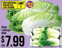 Hmart Napa Cabbage offer