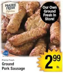 Harvest Foods Prairie Fresh Ground Pork Sausage offer