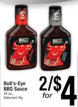 Harvest Foods Bull's-Eye BBQ Sauce offer