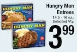 Harvest Foods Hungry Man Entrees offer