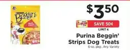 ShopRite Purina Beggin' Strips Dog Treats offer