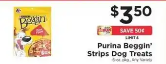 ShopRite Purina Beggin' Strips Dog Treats offer