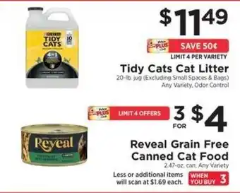 ShopRite Tidy Cats Cat Litter offer