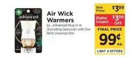 ShopRite Air Wick Warmers offer