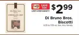 ShopRite Di Bruno Bros. Biscotti offer
