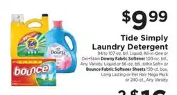 ShopRite Tide Simply Laundry Detergent offer
