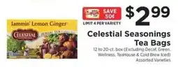 ShopRite Celestial Seasonings Tea Bags offer