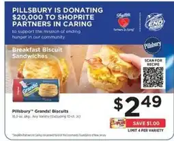 ShopRite Pillsbury grands! biscuits offer