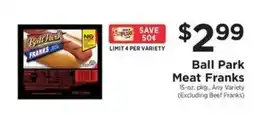 ShopRite Ball Park Meat Franks offer