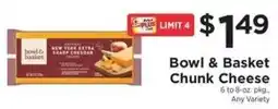 ShopRite Bowl & Basket Chunk Cheese offer