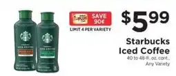ShopRite Starbucks Iced Coffee offer