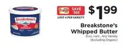 ShopRite Breakstone's Whipped Butter offer