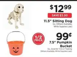 ShopRite 11.5" Sitting Dog offer