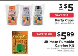 ShopRite Party Cups offer