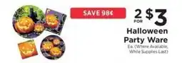 ShopRite Halloween Party Ware offer